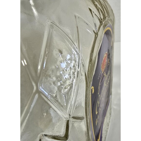 Crown Royal Blackberry Whiskey Bottle EMPTY 750mL Canadian Collectible Bar Decor - Picture 7 of 7